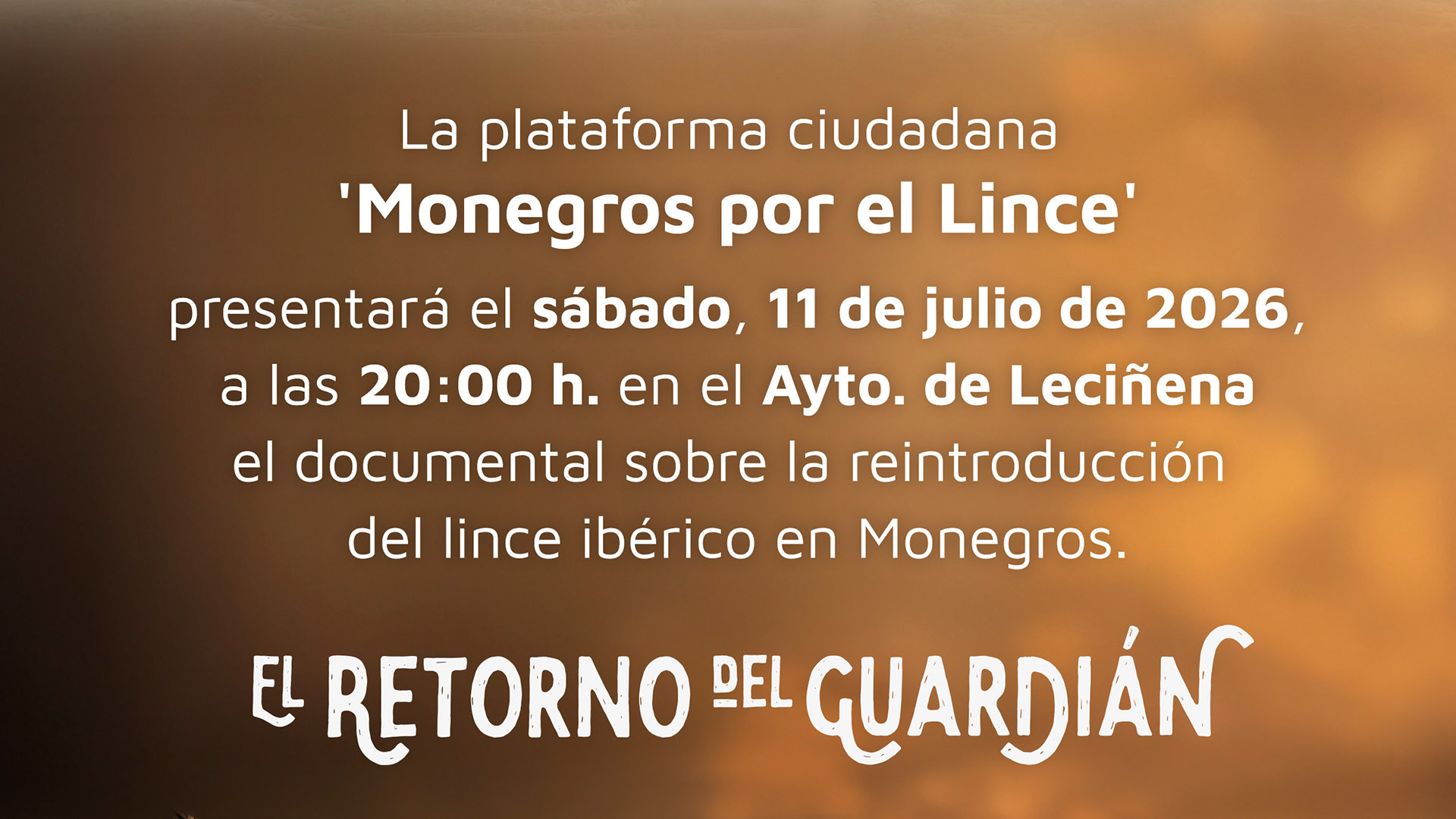 Preestreno en Leciñena este sábado 11 de julio del documental con coloquio