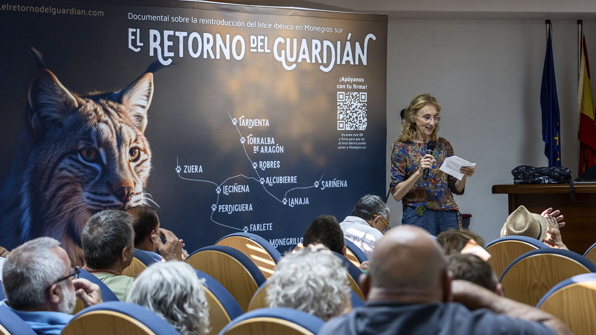 Fotos del Preestreno y Coloquio en Lanaja (Huesca)